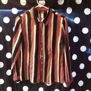 Pendleton 100% silk blouse Vintage
